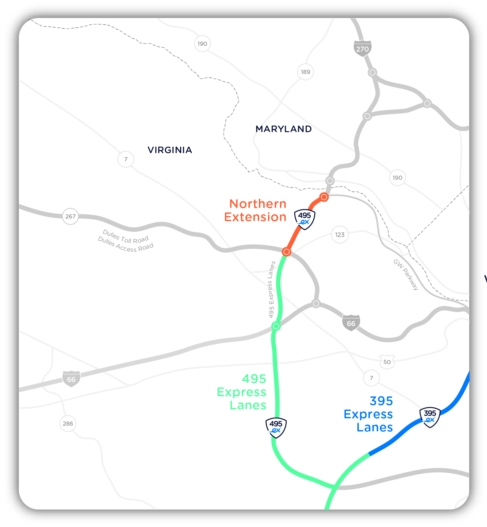 495 Express Lanes Northern Extension (NEXT) | Express Lanes